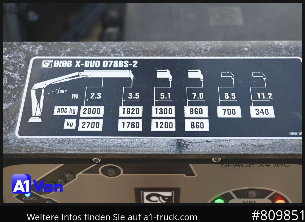 MERCEDES-BENZ Atego 816 Kipper Kran, Hiab, AHK, Klima - Furgoneta basculante: foto 4 MERCEDES-BENZ Atego 816 Kipper Kran, Hiab, AHK, Klima - Furgoneta basculante: foto 4