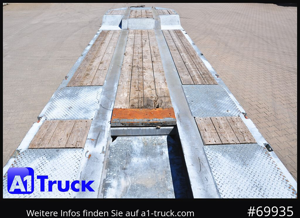 MUELLER-MITTELTAL T4 Profi, 4 achs Tieflader, hydr. Rampen, - Remolque góndola rebajadas: foto 3 MUELLER-MITTELTAL T4 Profi, 4 achs Tieflader, hydr. Rampen, - Remolque góndola rebajadas: foto 3