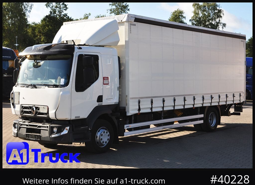 Camión lona RENAULT D 280,  4x2, Ladebordwand, LBW, TÜV 06/2026: foto 13
