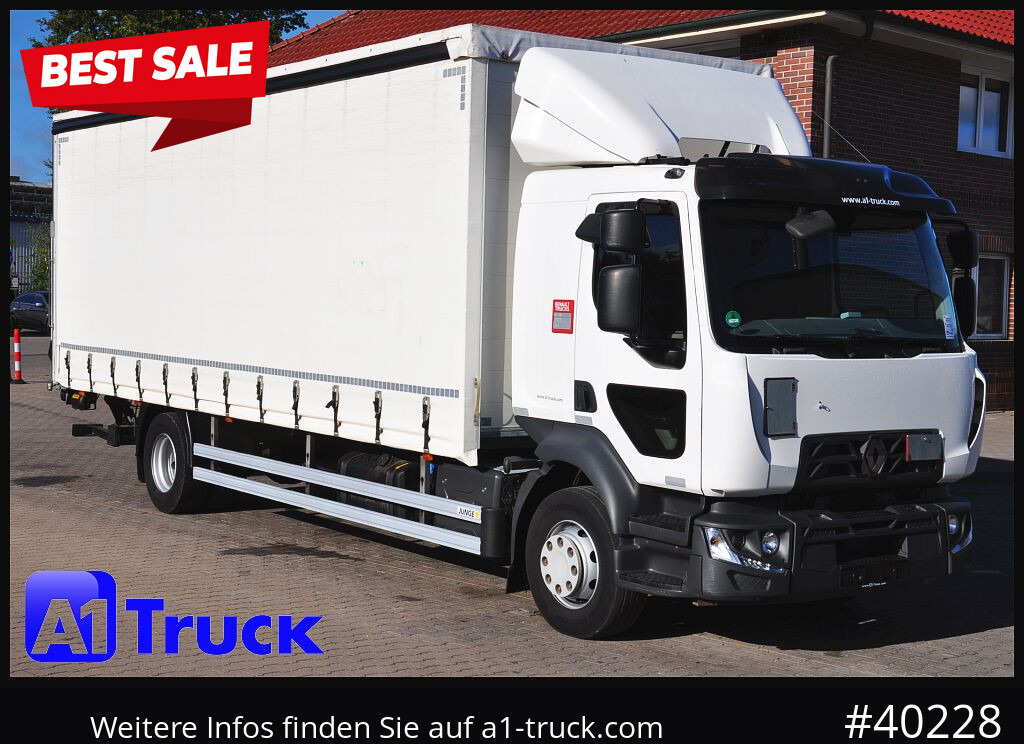 RENAULT D 280, 4x2, Ladebordwand, LBW, TÜV 06/2026 - Camión lona: foto 1 RENAULT D 280, 4x2, Ladebordwand, LBW, TÜV 06/2026 - Camión lona: foto 1