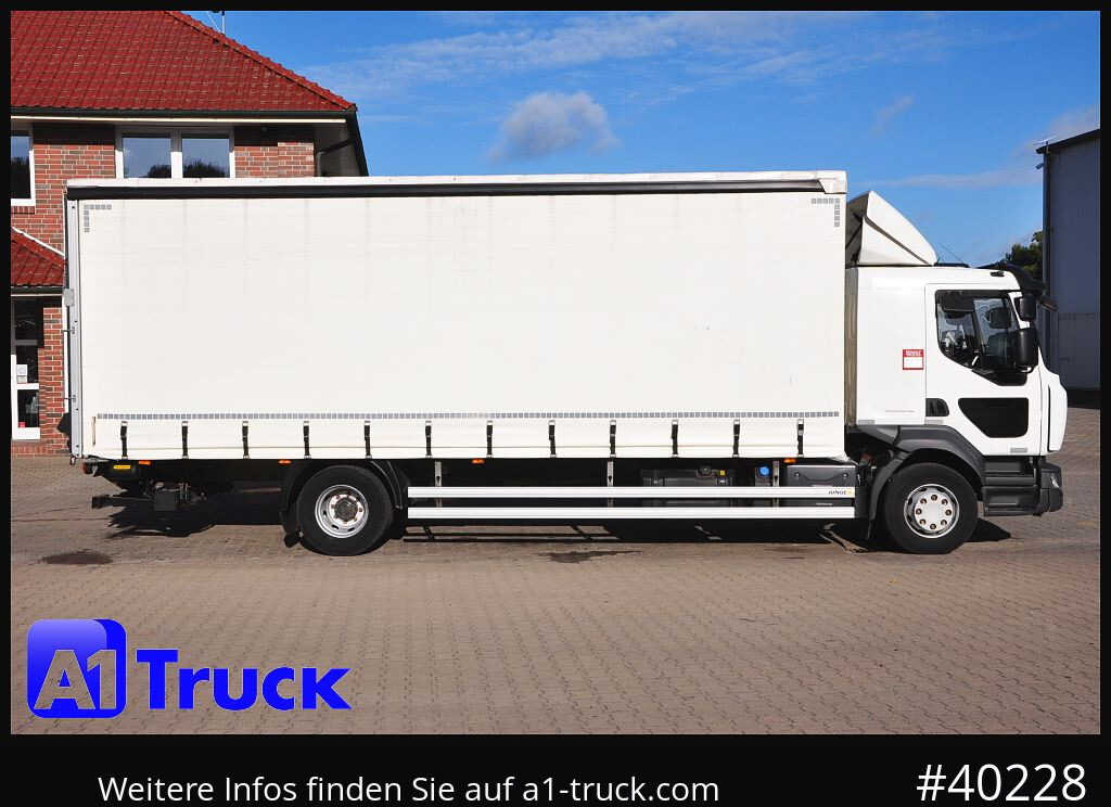 Camión lona RENAULT D 280,  4x2, Ladebordwand, LBW, TÜV 06/2026: foto 8