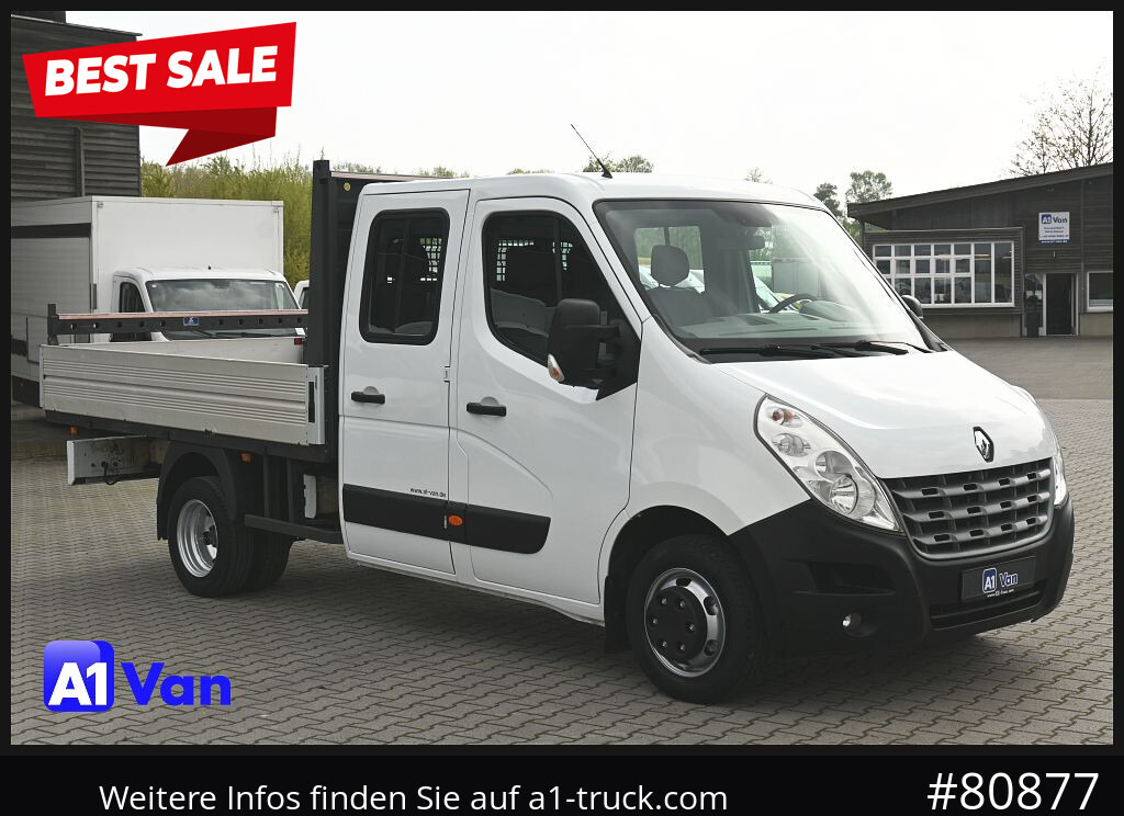 RENAULT Master Pritsche Doka, AHK 3,5Tonnen , Klima, Luftfederung - Furgoneta caja abierta, Furgoneta combi: foto 1 RENAULT Master Pritsche Doka, AHK 3,5Tonnen , Klima, Luftfederung - Furgoneta caja abierta, Furgoneta combi: foto 1