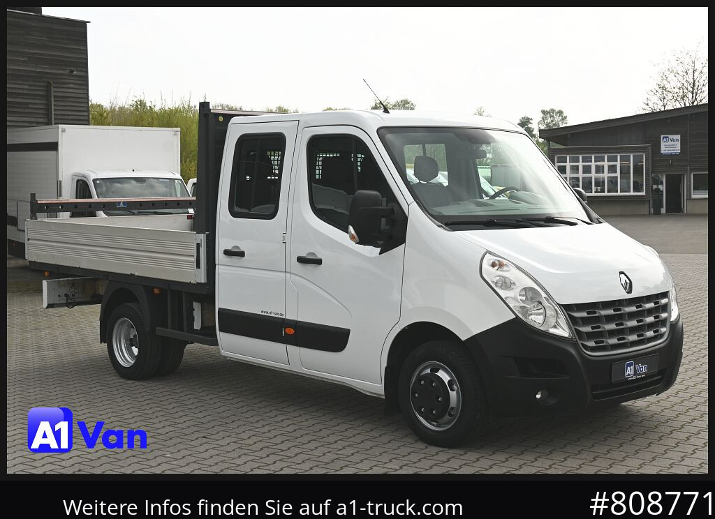 RENAULT Master Pritsche Doka, AHK 3,5Tonnen , Klima, Luftfederung - Furgoneta caja abierta: foto 1 RENAULT Master Pritsche Doka, AHK 3,5Tonnen , Klima, Luftfederung - Furgoneta caja abierta: foto 1