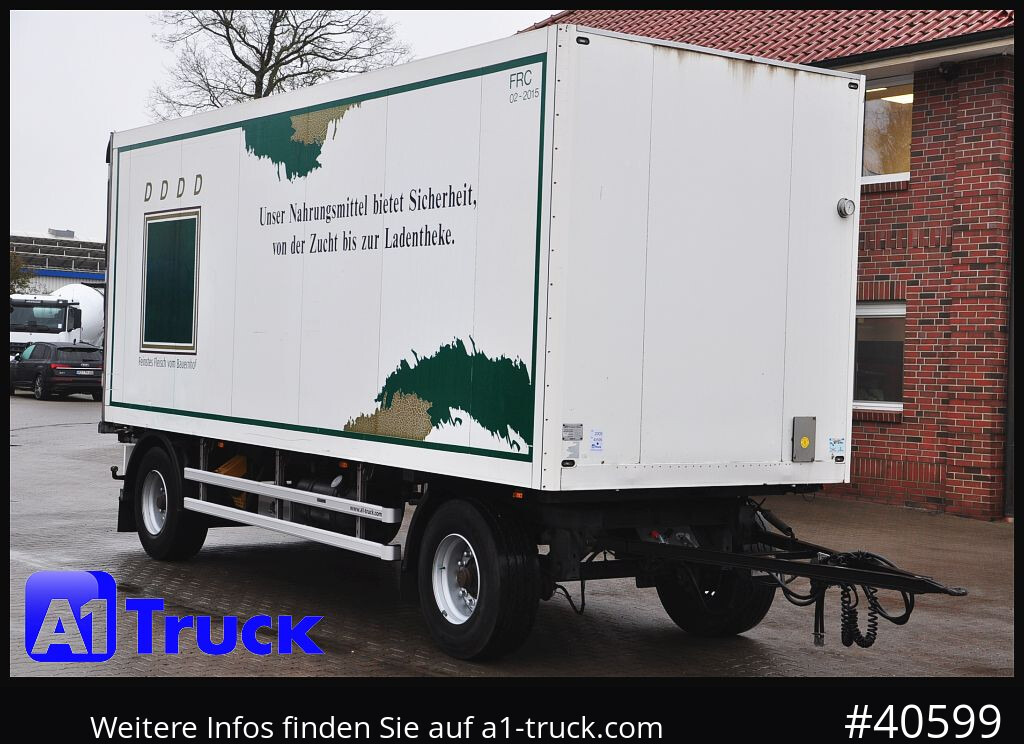 SCHMITZ Achwege & Tönjes, Rohrbahn, Fleisch, Schmitz Aufbau - Remolque frigorífico: foto 1 SCHMITZ Achwege & Tönjes, Rohrbahn, Fleisch, Schmitz Aufbau - Remolque frigorífico: foto 1