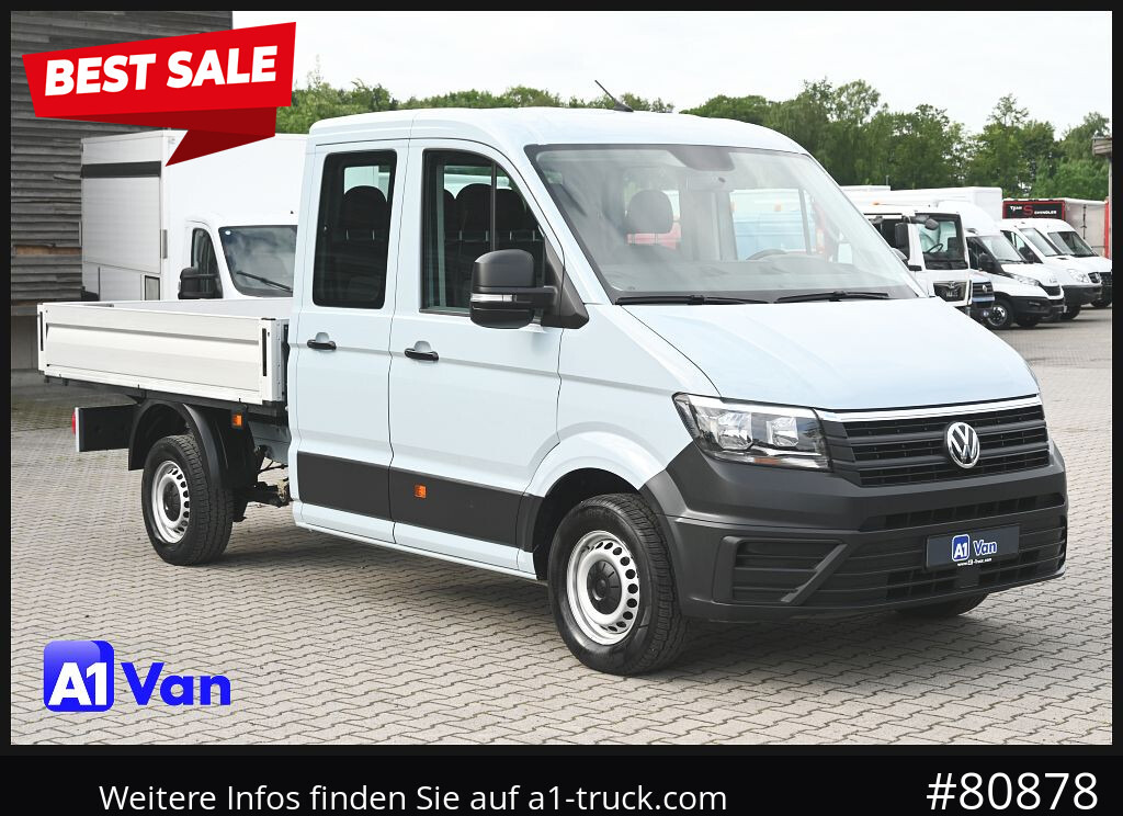 VOLKSWAGEN Crafter 35 Pritsche Doka, AHK, 7-Sitzer, Heckantrieb - Furgoneta caja abierta, Furgoneta combi: foto 1 VOLKSWAGEN Crafter 35 Pritsche Doka, AHK, 7-Sitzer, Heckantrieb - Furgoneta caja abierta, Furgoneta combi: foto 1