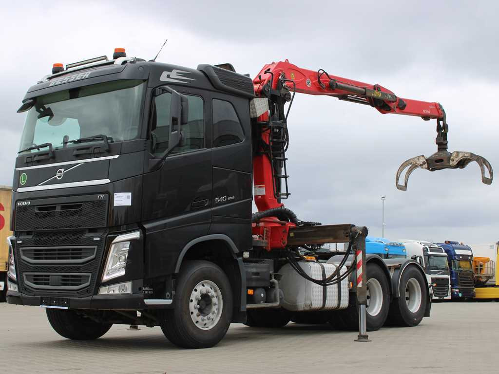 Volvo FH 540, 6X4, VEB+, PALFINGER EPSILON Q170Z96, PNEU 90% - Cabeza tractora: foto 1 Volvo FH 540, 6X4, VEB+, PALFINGER EPSILON Q170Z96, PNEU 90% - Cabeza tractora: foto 1