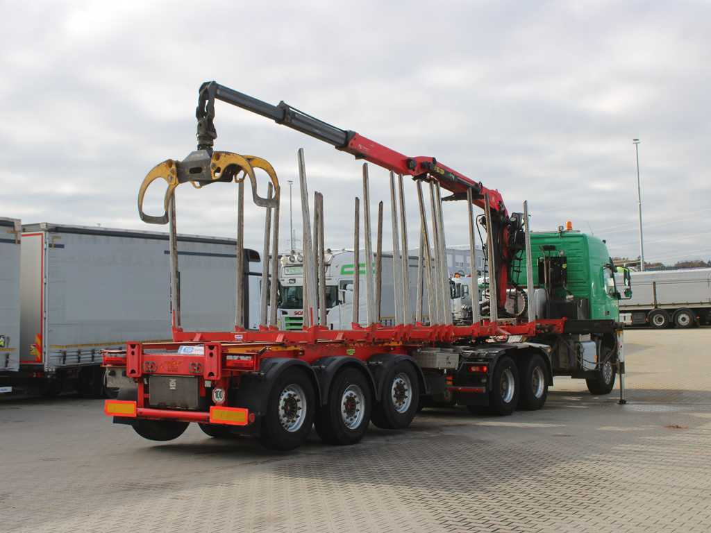 Volvo FM 540, EURO 6, 6X6, VEB+, PALFINGER Q170Z96 ARM + UMIKOV, PRICE FOR THE WHOLE SET!! - Cabeza tractora, Semirremolque maderero: foto 5 Volvo FM 540, EURO 6, 6X6, VEB+, PALFINGER Q170Z96 ARM + UMIKOV, PRICE FOR THE WHOLE SET!! - Cabeza tractora, Semirremolque maderero: foto 5