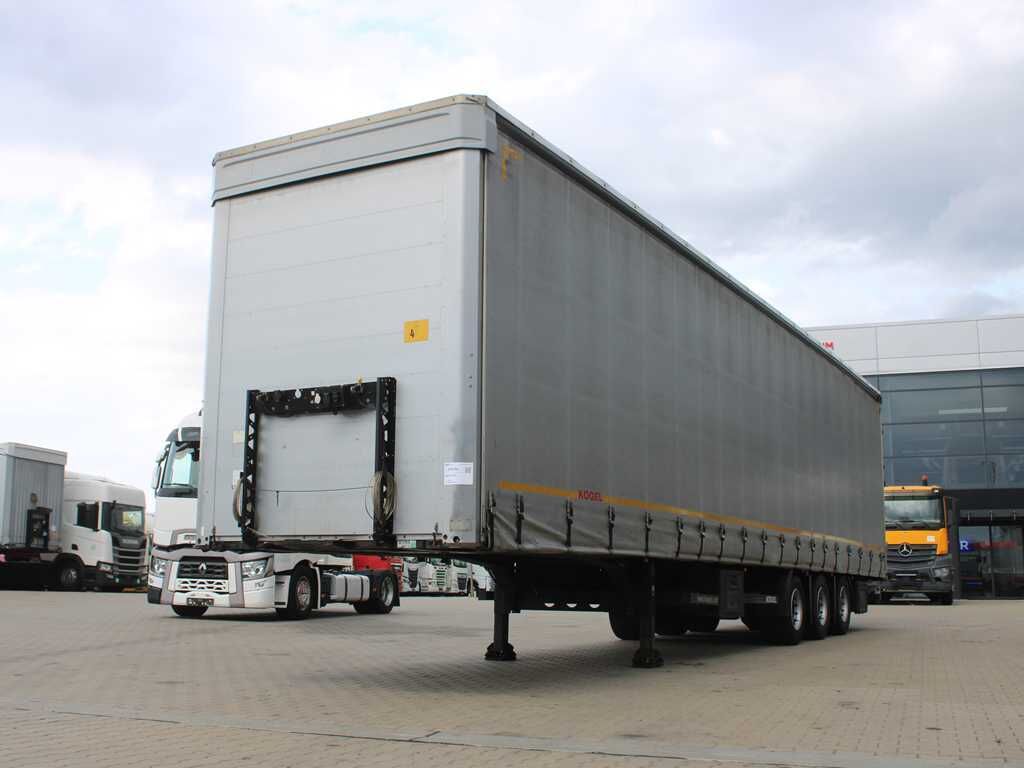 Kögel SN 24, LOWDECK, LIFT AXLE, LIFTING ROOF, SAF - Semirremolque lona: foto 1 Kögel SN 24, LOWDECK, LIFT AXLE, LIFTING ROOF, SAF - Semirremolque lona: foto 1