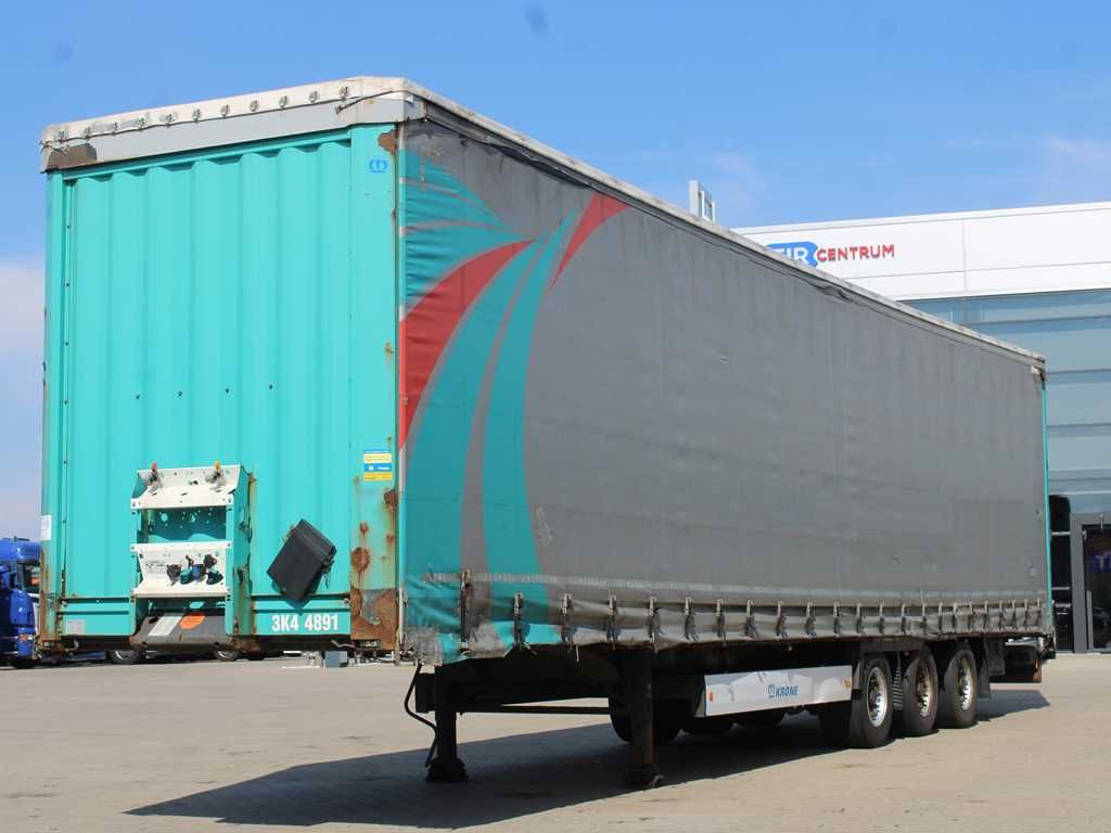 Krone SD 04, LIFTING AXLE, LOWDECK, LIFTING ROOF - Semirremolque lona: foto 1 Krone SD 04, LIFTING AXLE, LOWDECK, LIFTING ROOF - Semirremolque lona: foto 1