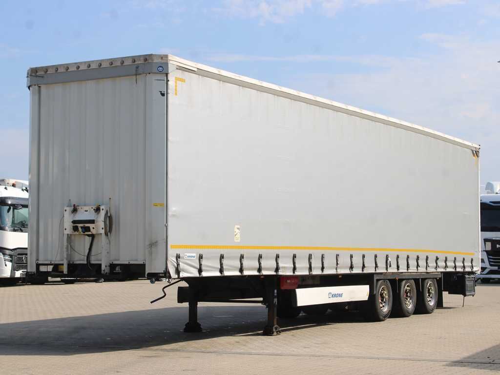 Krone SD, LOWDECK, LIFTING AXLE, MULTILOCK, SAF, LIFTING ROOF - Semirremolque lona: foto 1 Krone SD, LOWDECK, LIFTING AXLE, MULTILOCK, SAF, LIFTING ROOF - Semirremolque lona: foto 1