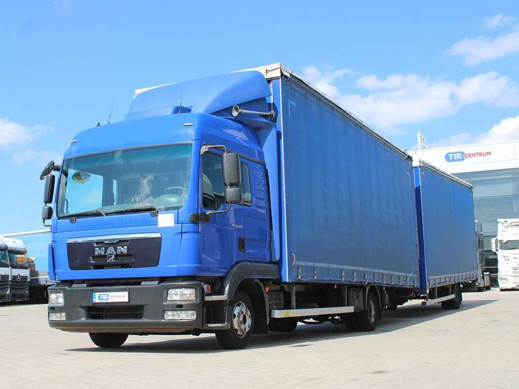 MAN TGL 8.220, EURO 5EEV, INDEPENDENT AIR CONDITIONING + SVAN CHT101 (2014) - Camión lona: foto 1 MAN TGL 8.220, EURO 5EEV, INDEPENDENT AIR CONDITIONING + SVAN CHT101 (2014) - Camión lona: foto 1