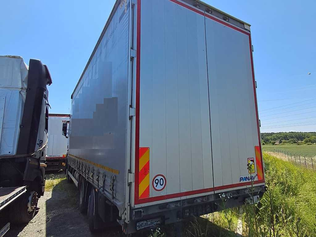Mercedes-Benz Actros 2542, 6X2 + PANAV TVK18M - Camión lona: foto 3 Mercedes-Benz Actros 2542, 6X2 + PANAV TVK18M - Camión lona: foto 3