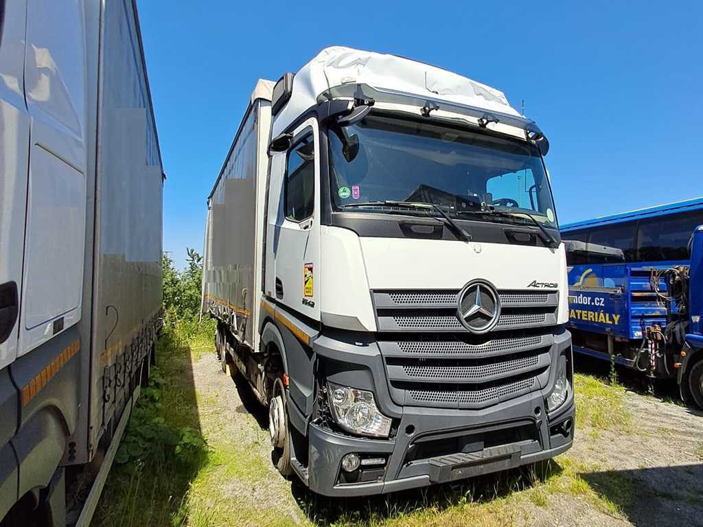 Mercedes-Benz Actros 2542, 6X2 + PANAV TVK18M - Camión lona: foto 2 Mercedes-Benz Actros 2542, 6X2 + PANAV TVK18M - Camión lona: foto 2