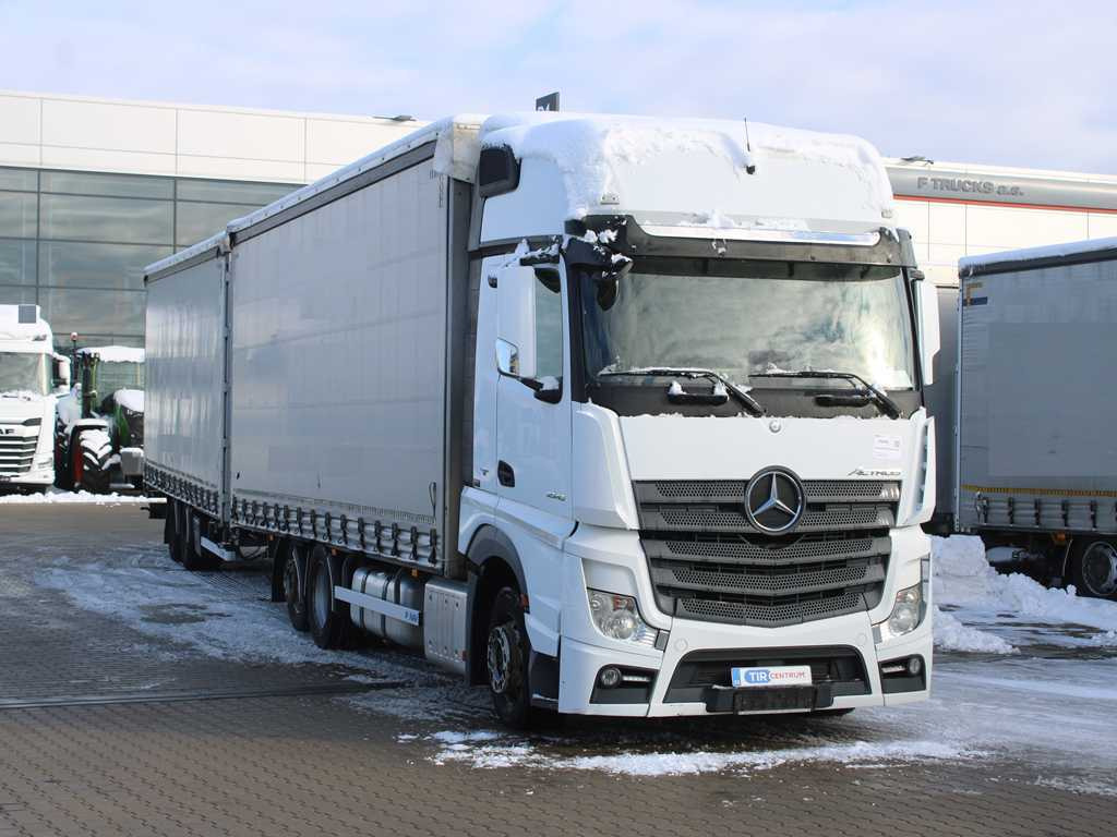 Mercedes-Benz Actros 2545, 6X2, EURO 6, AIR SUSPENSION, DRIVE-THROUGH + PANAV - Camión lona: foto 3 Mercedes-Benz Actros 2545, 6X2, EURO 6, AIR SUSPENSION, DRIVE-THROUGH + PANAV - Camión lona: foto 3