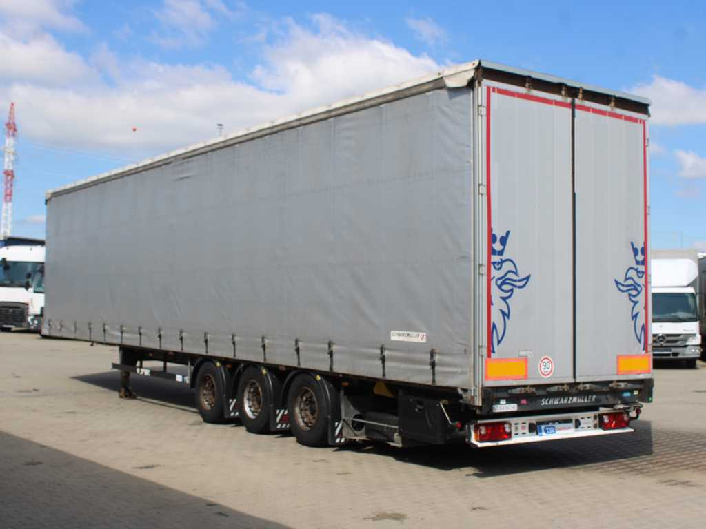 Schwarzmüller SPA 3/E, LOWDECK, MULTILOCK, LIFTING AXLE, LIFTING ROOF - Semirremolque lona: foto 5 Schwarzmüller SPA 3/E, LOWDECK, MULTILOCK, LIFTING AXLE, LIFTING ROOF - Semirremolque lona: foto 5