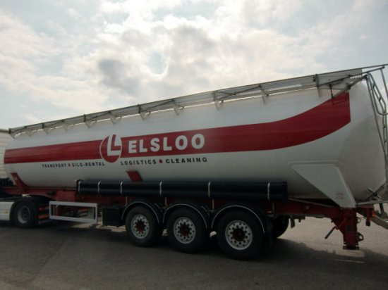 Feldbinder KIP 63.3 Siloauflieger, SAF-Achsen, Alu-Felgen, - Semirremolque silo: foto 2 Feldbinder KIP 63.3 Siloauflieger, SAF-Achsen, Alu-Felgen, - Semirremolque silo: foto 2