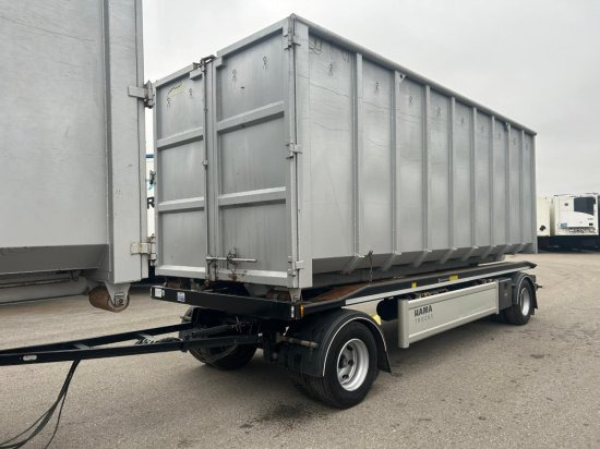 Hüffermann Abrollanhänger Preis ohne Abrollcontainer - Remolque multilift/ Portacontenedores de cadenas: foto 1 Hüffermann Abrollanhänger Preis ohne Abrollcontainer - Remolque multilift/ Portacontenedores de cadenas: foto 1