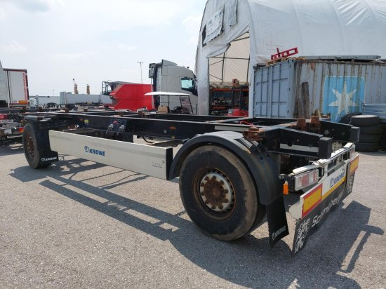 Krone AZ 18, Standard-Lafette Krone-Achsen, - Remolque portacontenedore/ Intercambiable: foto 4 Krone AZ 18, Standard-Lafette Krone-Achsen, - Remolque portacontenedore/ Intercambiable: foto 4