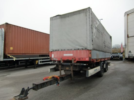 Krone ZZ/DC07 Tandem-Lafette, Standard, BPW-Achsen, Heckabstützung ohne Container - Remolque portacontenedore/ Intercambiable: foto 1 Krone ZZ/DC07 Tandem-Lafette, Standard, BPW-Achsen, Heckabstützung ohne Container - Remolque portacontenedore/ Intercambiable: foto 1