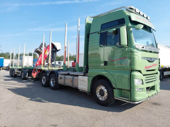 MAN TGX 26.500 6x4x4 Holztransporter,  Motor Neu  OHNE ANHÄNGER - Camión forestal, Camión grúa: foto 2 MAN TGX 26.500 6x4x4 Holztransporter,  Motor Neu  OHNE ANHÄNGER - Camión forestal, Camión grúa: foto 2