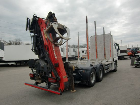 MAN TGX 33.580 BL 6x4, Intarder, Holztransporter, - Camión forestal, Camión grúa: foto 4 MAN TGX 33.580 BL 6x4, Intarder, Holztransporter, - Camión forestal, Camión grúa: foto 4