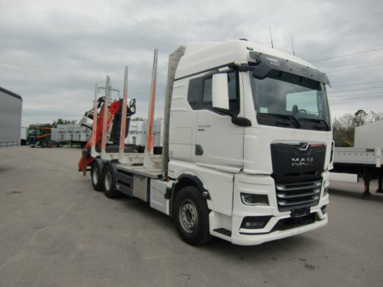 MAN TGX 33.580 BL 6x4, Intarder, Holztransporter, - Camión forestal, Camión grúa: foto 3 MAN TGX 33.580 BL 6x4, Intarder, Holztransporter, - Camión forestal, Camión grúa: foto 3