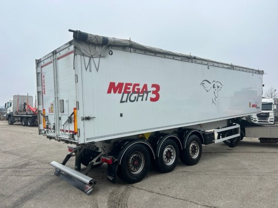 MEGA Alu-Kastenmulde 55m³, SAF-Achsen, Rollplane, Kombiklappe, Stehpodest - Semirremolque volquete: foto 2 MEGA Alu-Kastenmulde 55m³, SAF-Achsen, Rollplane, Kombiklappe, Stehpodest - Semirremolque volquete: foto 2