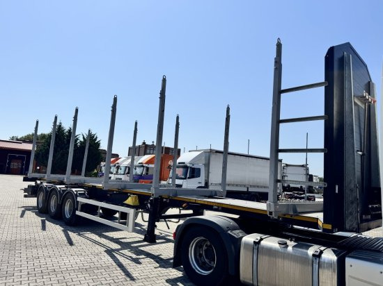 MEGA TIMBER LONG Holzauflieger 6 Rungenpaare - Semirremolque maderero: foto 1 MEGA TIMBER LONG Holzauflieger 6 Rungenpaare - Semirremolque maderero: foto 1