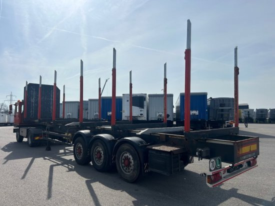 Schwarzmüller Holzauflieger 6 Rungenpaare, BPW-Achsen - Semirremolque maderero: foto 5 Schwarzmüller Holzauflieger 6 Rungenpaare, BPW-Achsen - Semirremolque maderero: foto 5