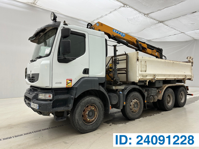 Renault Kerax 430 DXi - 8x4 - Camión volquete, Camión grúa: foto 1 Renault Kerax 430 DXi - 8x4 - Camión volquete, Camión grúa: foto 1