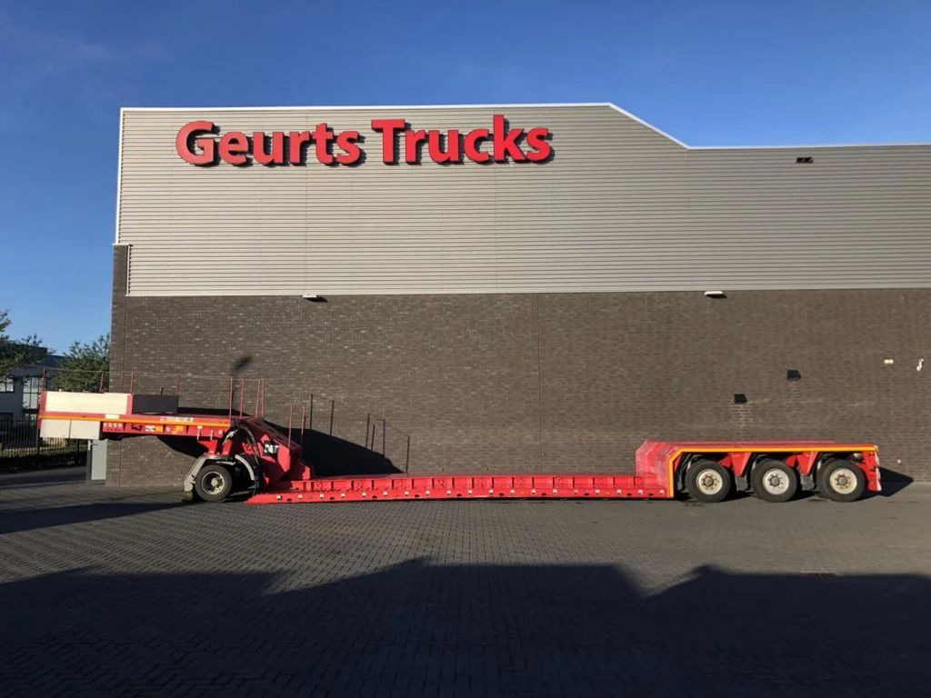 Semirremolque góndola rebajadas Rojo 1+ 3 LOWLOADER: foto 1