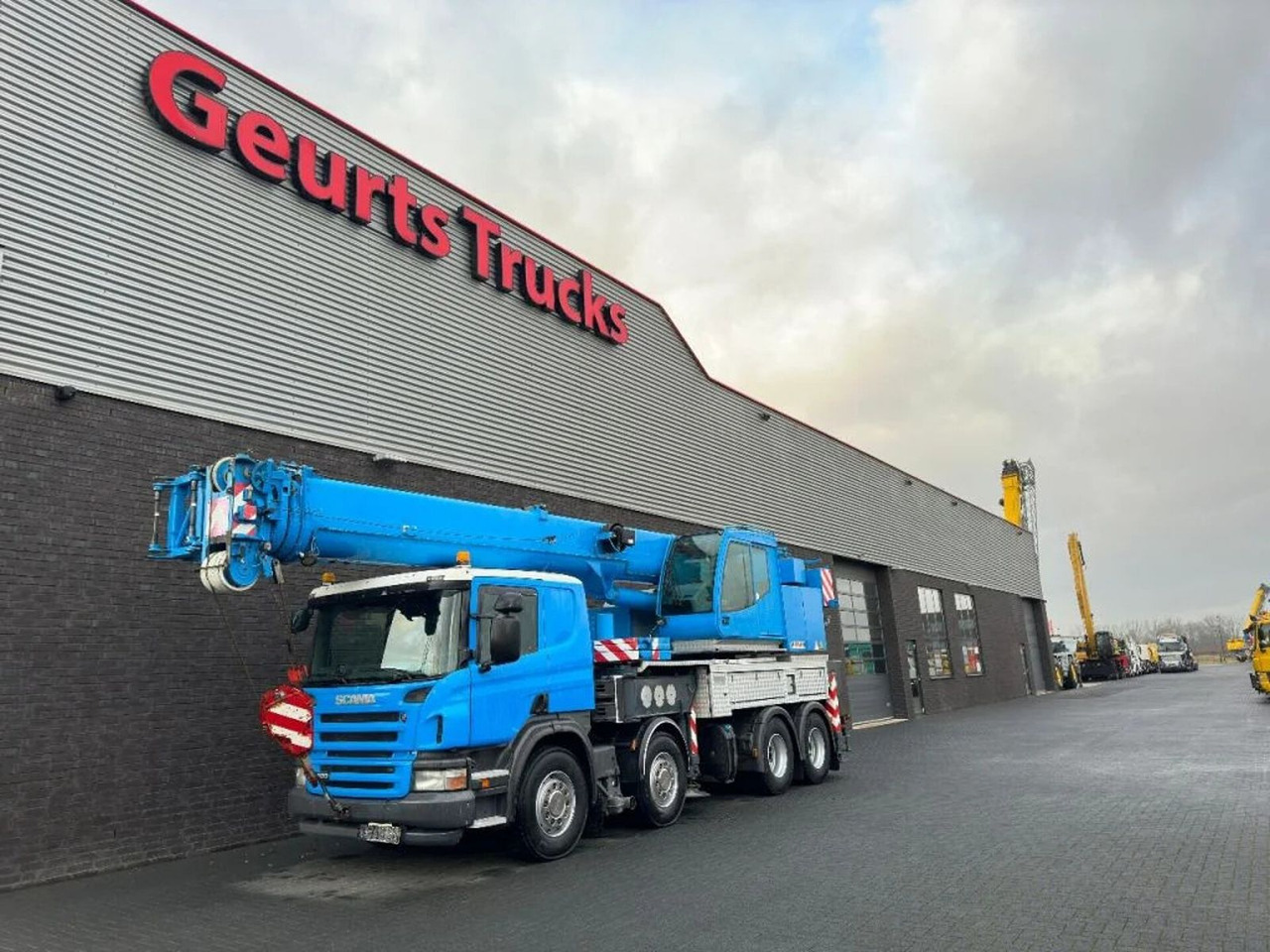 Scania P420 8X4 + FAUN HK 40 + JIB KRAAN/KRAN/CRANE/GRU - Camión grúa: foto 2 Scania P420 8X4 + FAUN HK 40 + JIB KRAAN/KRAN/CRANE/GRU - Camión grúa: foto 2