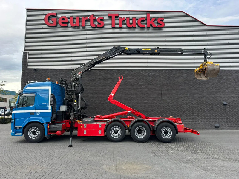 Volvo FM 500 8X2 HIAB MULTILIFT HAAKARMSYSTEM / ABROLLKIPPER / HOOKLIFT MET HIAB LOGLIFT 165Z LAADKRAAN - Camión multibasculante, Camión grúa: foto 1 Volvo FM 500 8X2 HIAB MULTILIFT HAAKARMSYSTEM / ABROLLKIPPER / HOOKLIFT MET HIAB LOGLIFT 165Z LAADKRAAN - Camión multibasculante, Camión grúa: foto 1