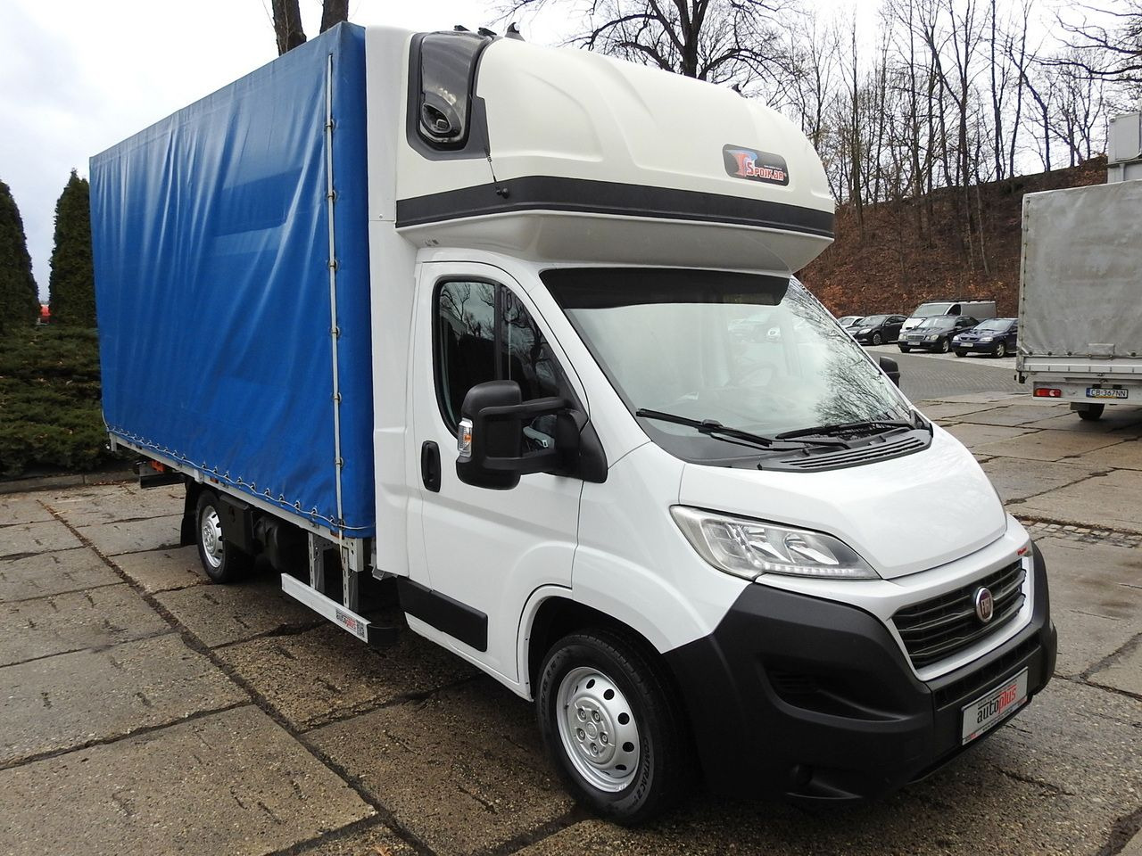 FIAT DUCATO TARPAULIN LIFT 9 PALLETS WEBASTO CRUISE CONTROL A/C LED LAMP 180HP - Furgoneta con lona: foto 4 FIAT DUCATO TARPAULIN LIFT 9 PALLETS WEBASTO CRUISE CONTROL A/C LED LAMP 180HP - Furgoneta con lona: foto 4