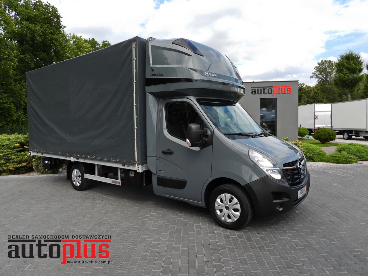 Furgoneta con lona OPEL MOVANO TARPAULIN 10 PALLETS WEBASTO CRUISE CONTROL LED LIGHTS PNEUMATICS AIR CONDITIONING  165HP: foto 1