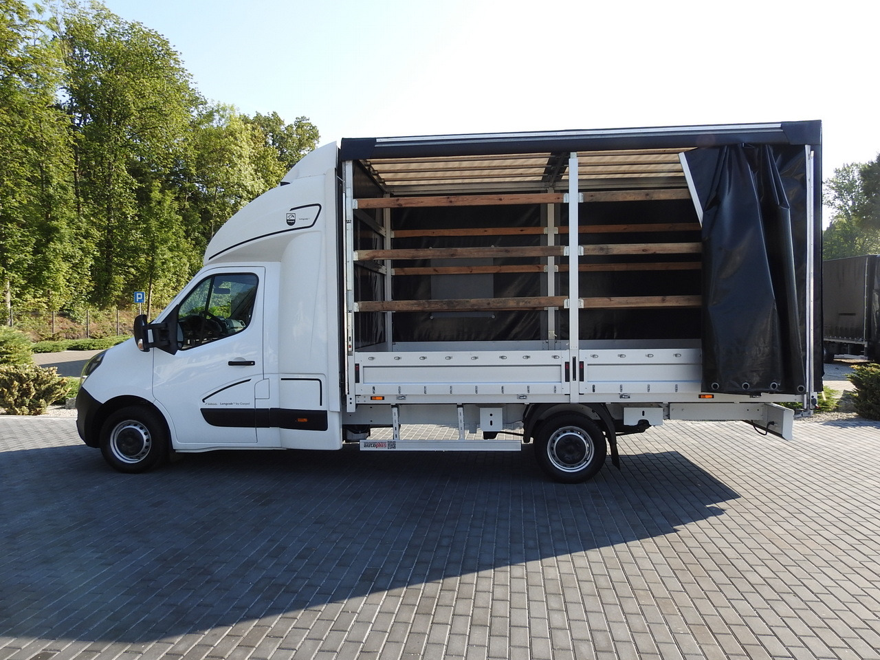 Furgoneta con lona OPEL MOVANO TARPAULIN 8 PALLETS WEBASTO CRUISE CONTROL AIR CONDITIONING LED LIGHTS PNEUMATICS  165HP: foto 8