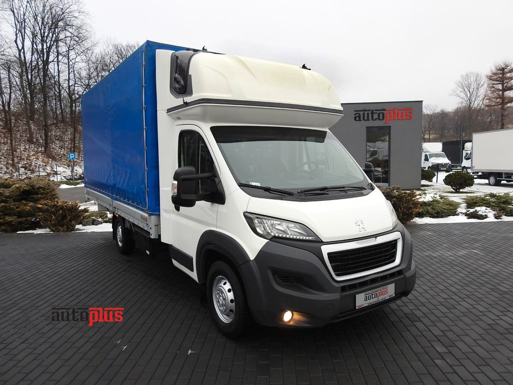 Peugeot BOXER PRITSCHE PLANE 10 PALETEN WEBASTO TEMPOMAT - Furgoneta con lona: foto 1 Peugeot BOXER PRITSCHE PLANE 10 PALETEN WEBASTO TEMPOMAT - Furgoneta con lona: foto 1