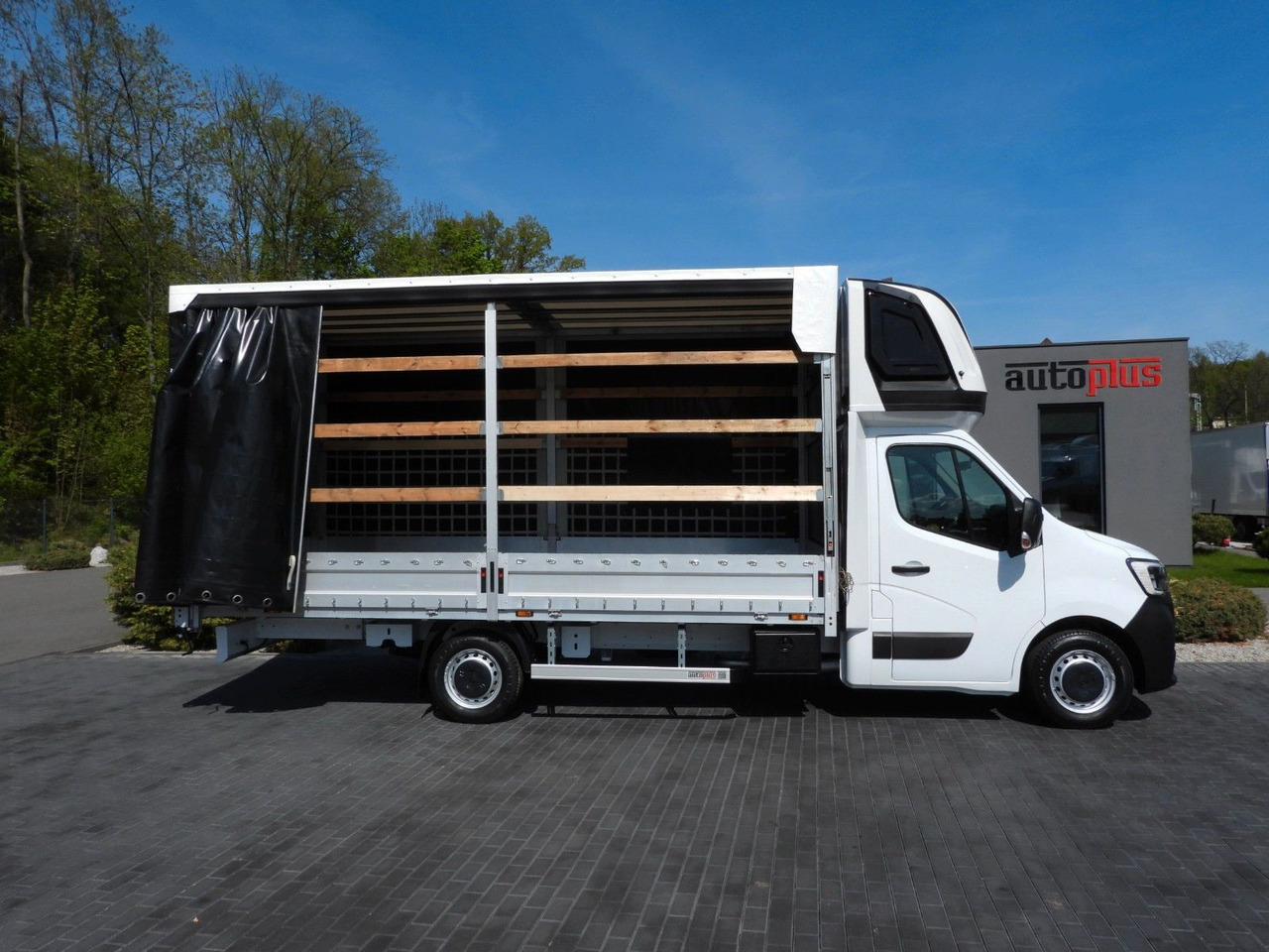 Furgoneta con lona Renault MASTER  PRITSCHE PLANE 10 PALETTEN WEBASTO A/C: foto 8