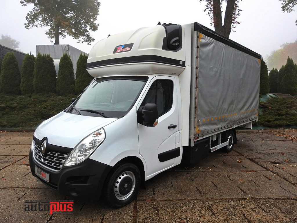 Renault MASTER PRITSCHE PLANE 10 PALLETS WEBASTO A/C - Furgoneta con lona: foto 1 Renault MASTER PRITSCHE PLANE 10 PALLETS WEBASTO A/C - Furgoneta con lona: foto 1