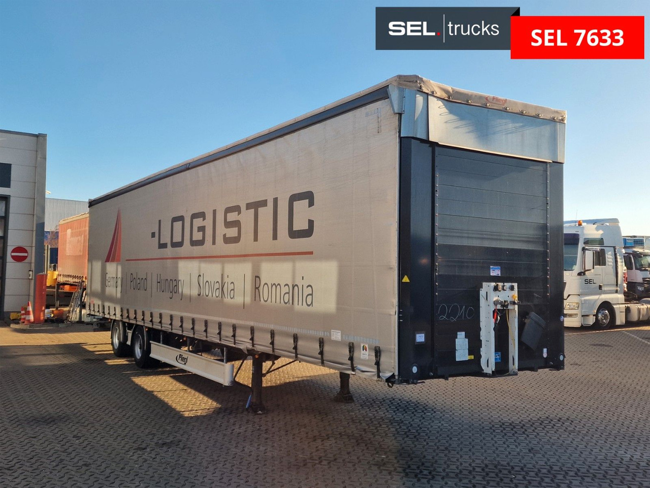 Fliegl SZS320 / Hubdach / EDSCHA / Mega - Semirremolque lona: foto 3 Fliegl SZS320 / Hubdach / EDSCHA / Mega - Semirremolque lona: foto 3