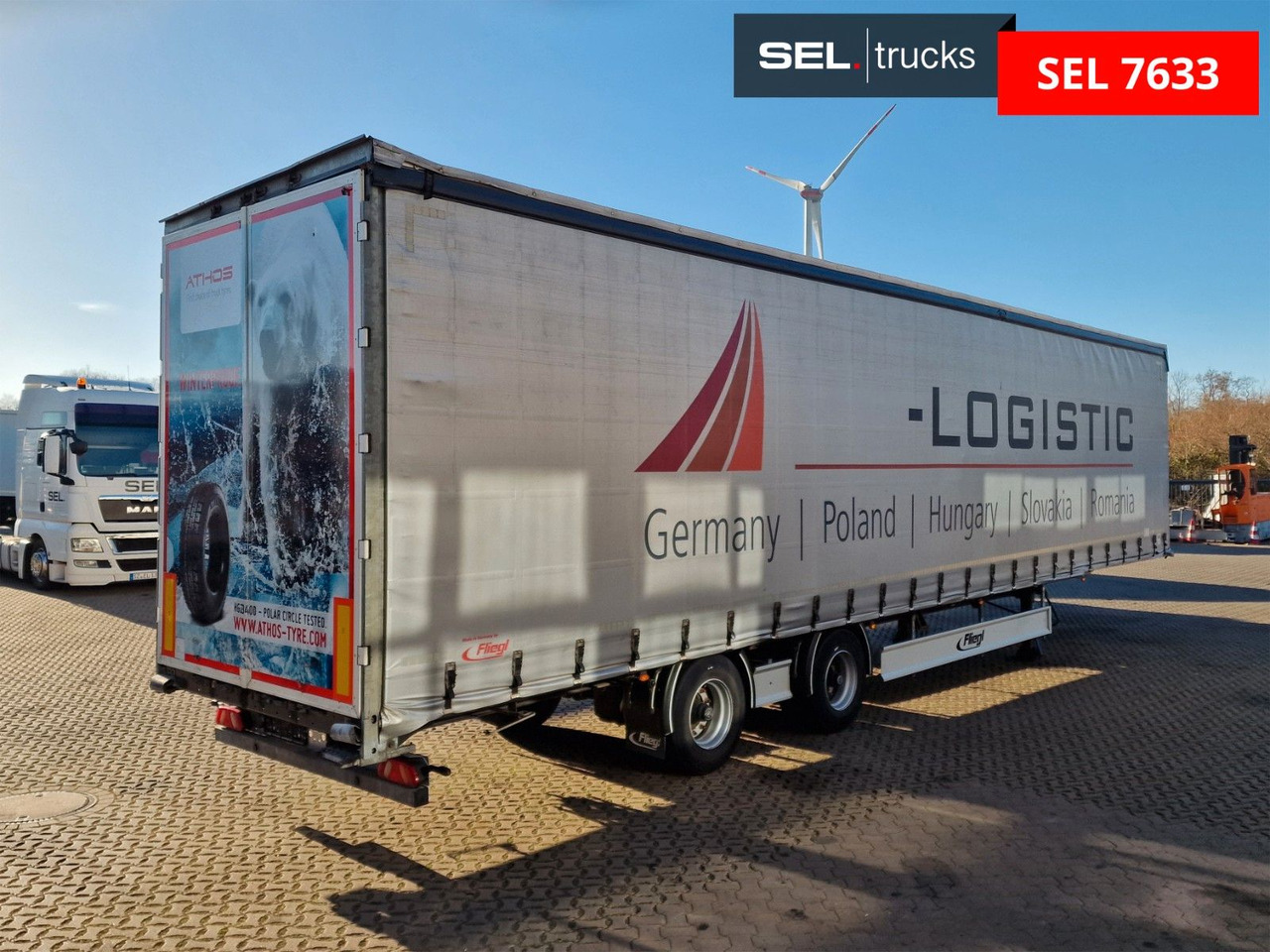 Fliegl SZS320 / Hubdach / EDSCHA / Mega - Semirremolque lona: foto 5 Fliegl SZS320 / Hubdach / EDSCHA / Mega - Semirremolque lona: foto 5