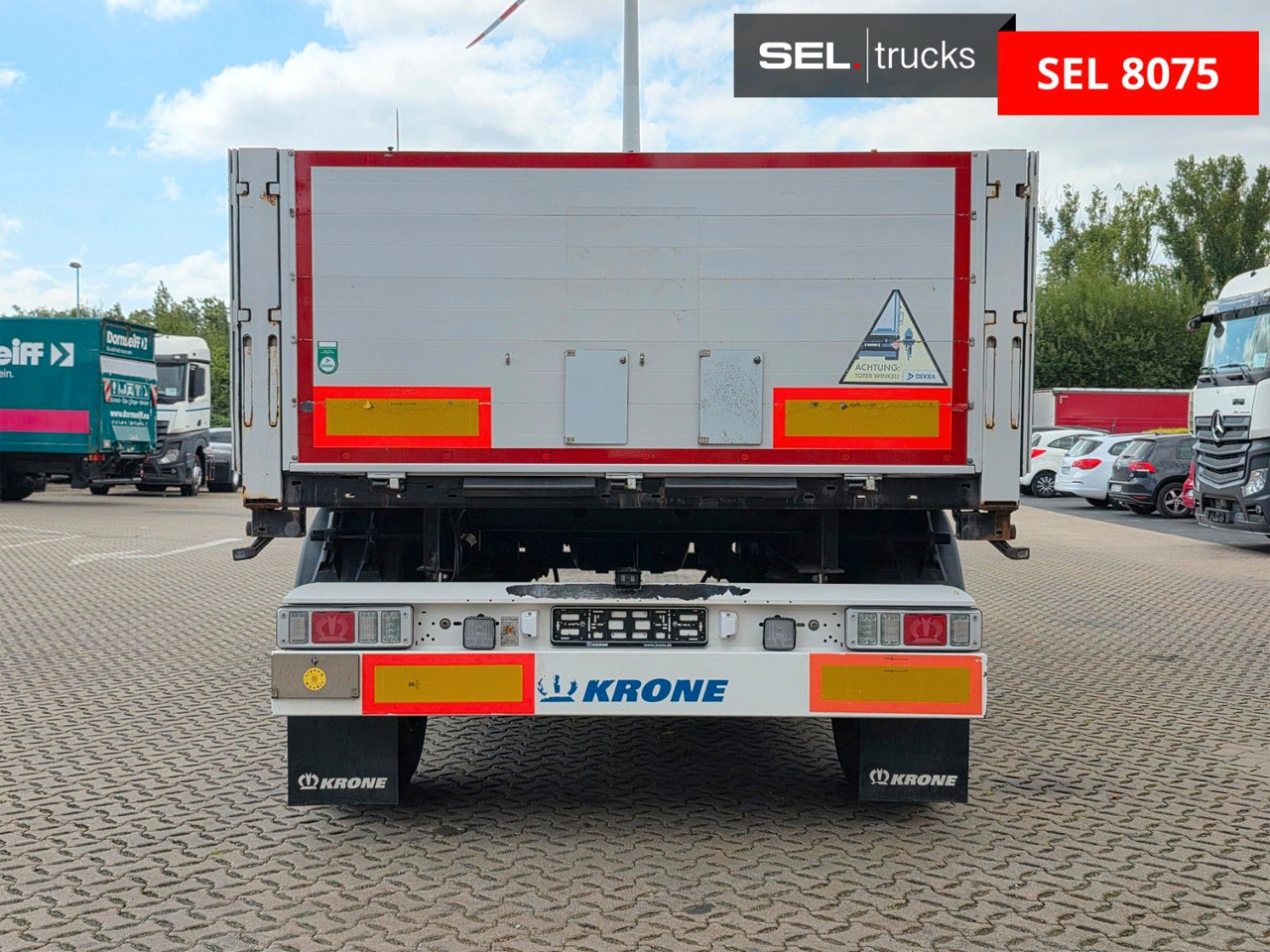 Krone AZ / Baustoff / 40 mm - Remolque plataforma/ Caja abierta: foto 5 Krone AZ / Baustoff / 40 mm - Remolque plataforma/ Caja abierta: foto 5