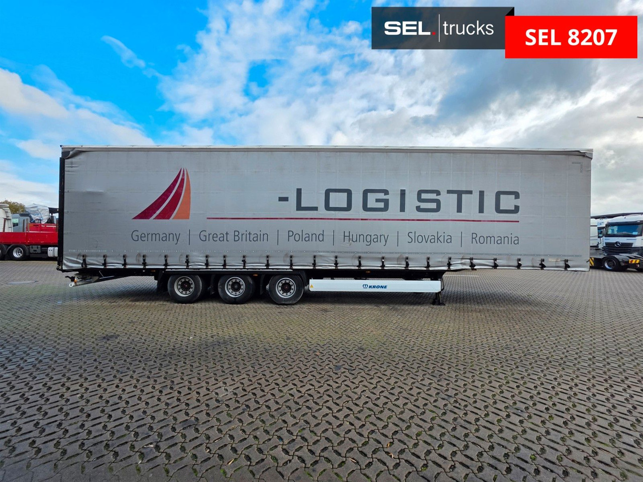 Krone SD / Hubdach / EDSCHA / Liftachse - Semirremolque lona: foto 4 Krone SD / Hubdach / EDSCHA / Liftachse - Semirremolque lona: foto 4