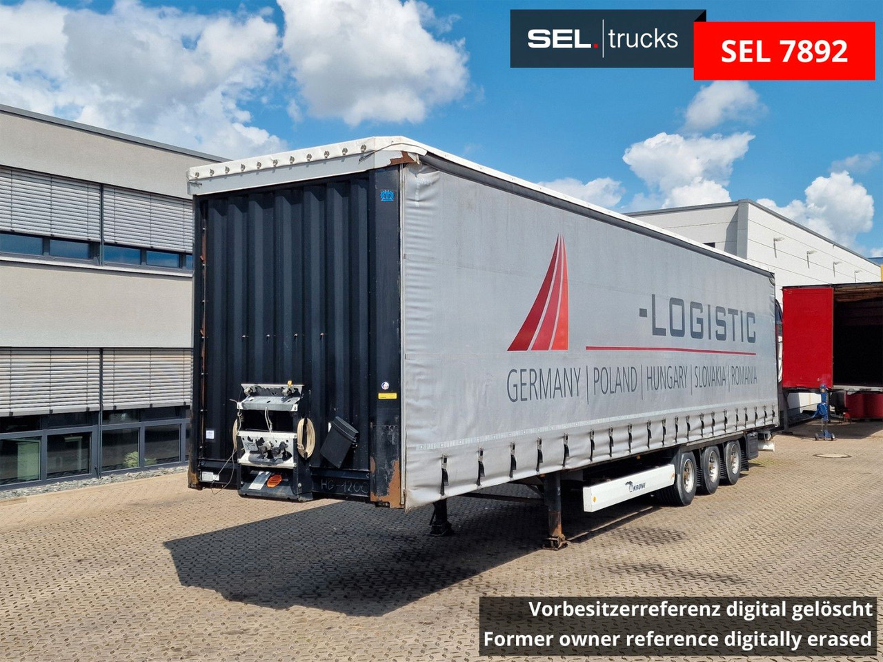 Krone SD / Hubdach / EDSCHA / Mega / Liftachse - Semirremolque lona: foto 1 Krone SD / Hubdach / EDSCHA / Mega / Liftachse - Semirremolque lona: foto 1