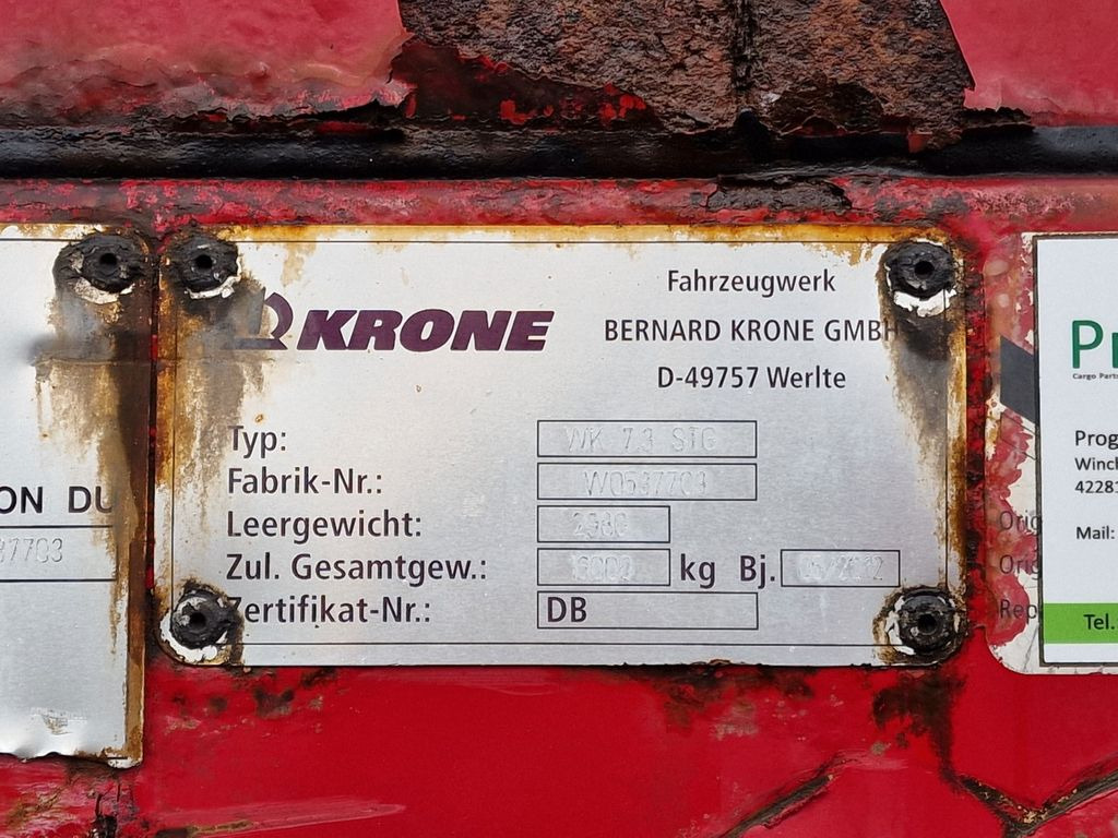 Caja cerrada Krone WK 7.3 STG / Textil / KOFFER: foto 20