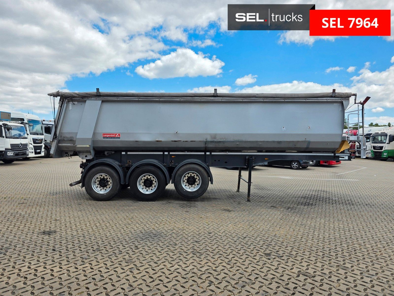 Langendorf SKS-HS 24/30 / Alu-Felgen / Liftachse - Semirremolque volquete: foto 4 Langendorf SKS-HS 24/30 / Alu-Felgen / Liftachse - Semirremolque volquete: foto 4