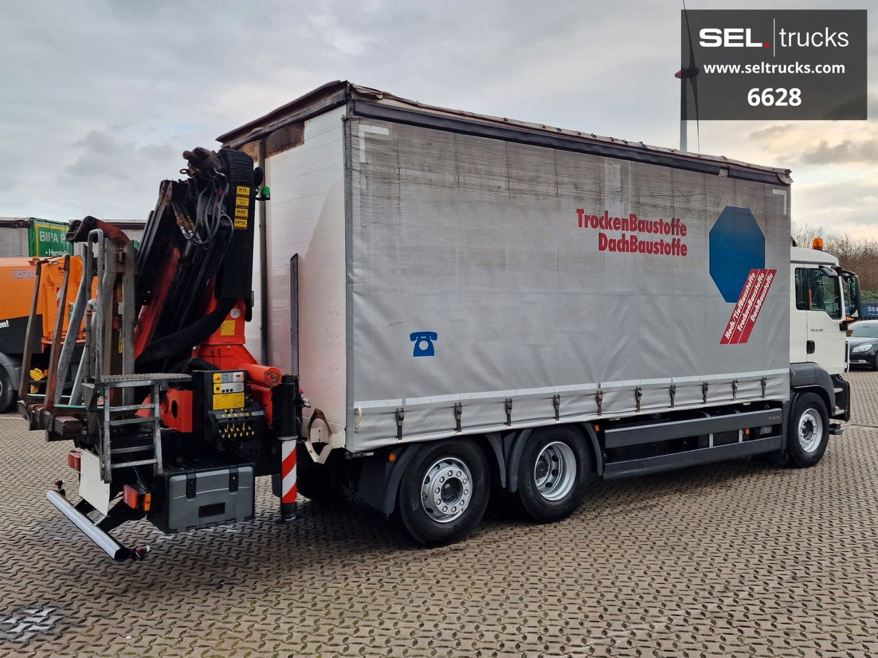 Camión grúa, Camión lona MAN TGS 26.360 / Palfinger PK 22002EH / Lenkachse MAN TGS 26.360 / Palfinger PK 22002EH / Lenkachse: foto 7