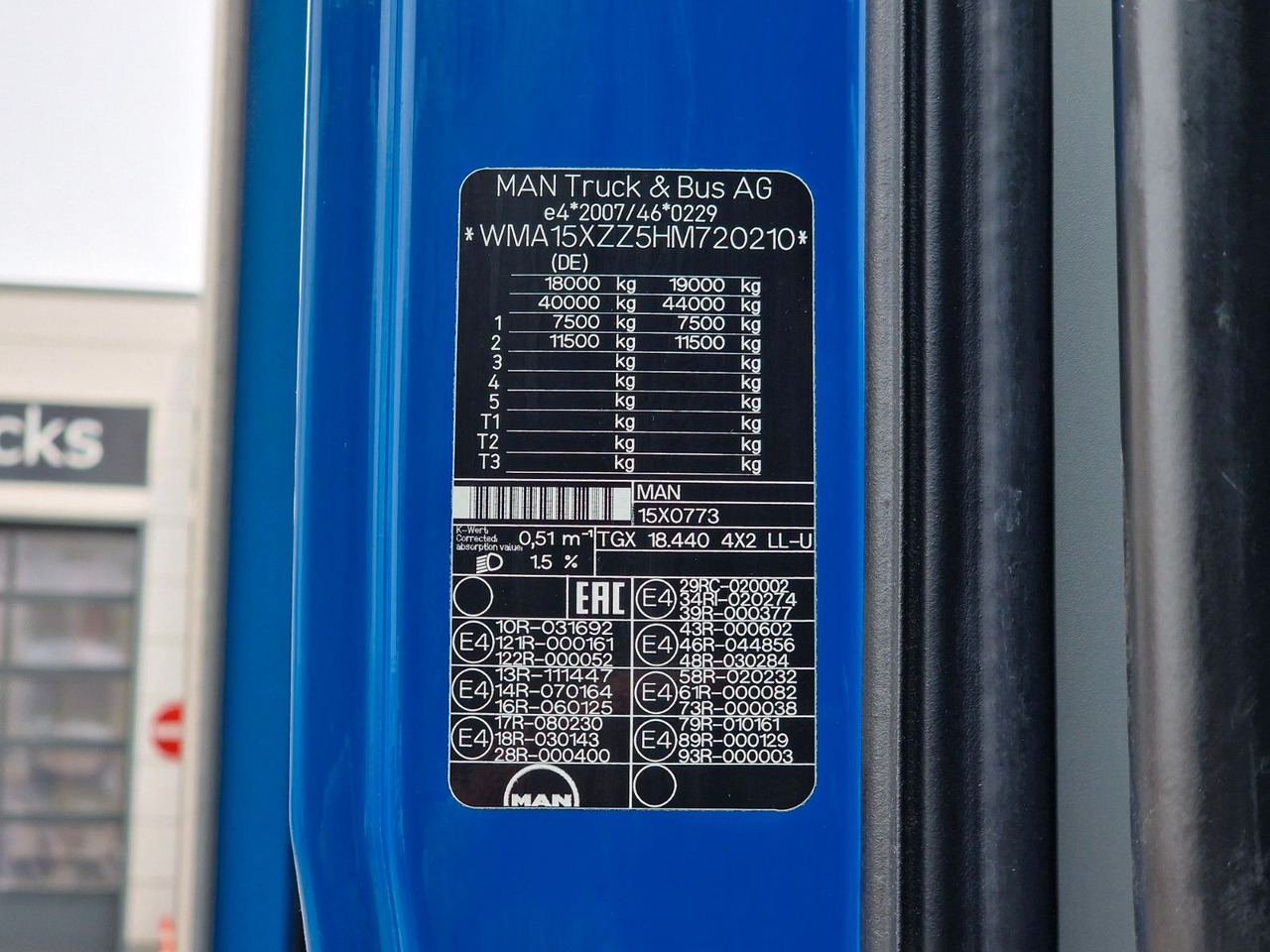 Camión lona MAN TGX 18.440 4X2 LL-U /Intarder/Hubdach/Durchlade: foto 13