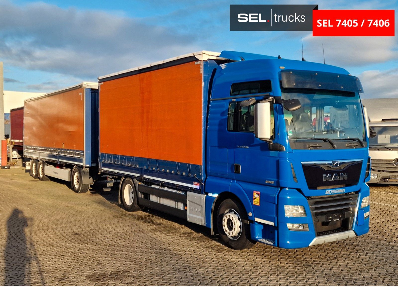 MAN TGX 18.580 4X2 LL/ Intarder/Aluklappen/Durchlade - Camión lona: foto 4 MAN TGX 18.580 4X2 LL/ Intarder/Aluklappen/Durchlade - Camión lona: foto 4