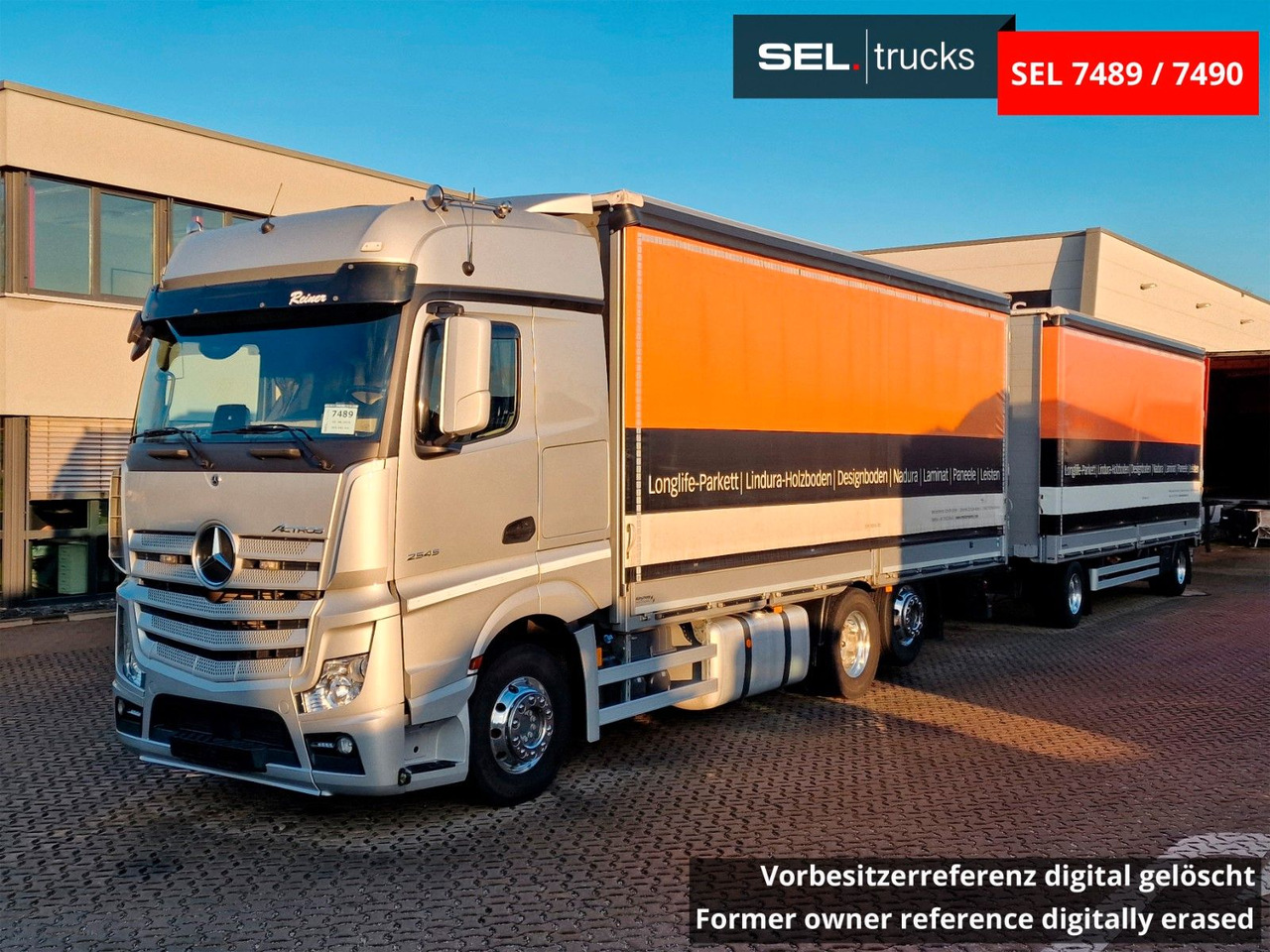 Mercedes-Benz Actros 2545 / KOMPLETT! / Alukappen / Standklima - Camión lona: foto 1 Mercedes-Benz Actros 2545 / KOMPLETT! / Alukappen / Standklima - Camión lona: foto 1